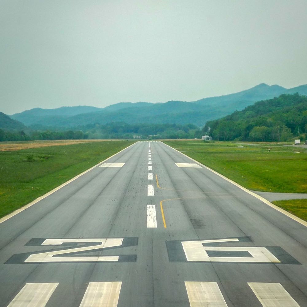Runway 26 threshold